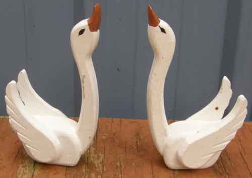 Breyer Model Horse Tack Props Wooden Swans Wood Swan Jump Standards