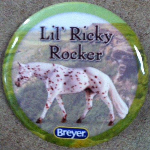 #1435 Lil' Ricky Rocker Appaloosa App Horse Breyer Button Pin