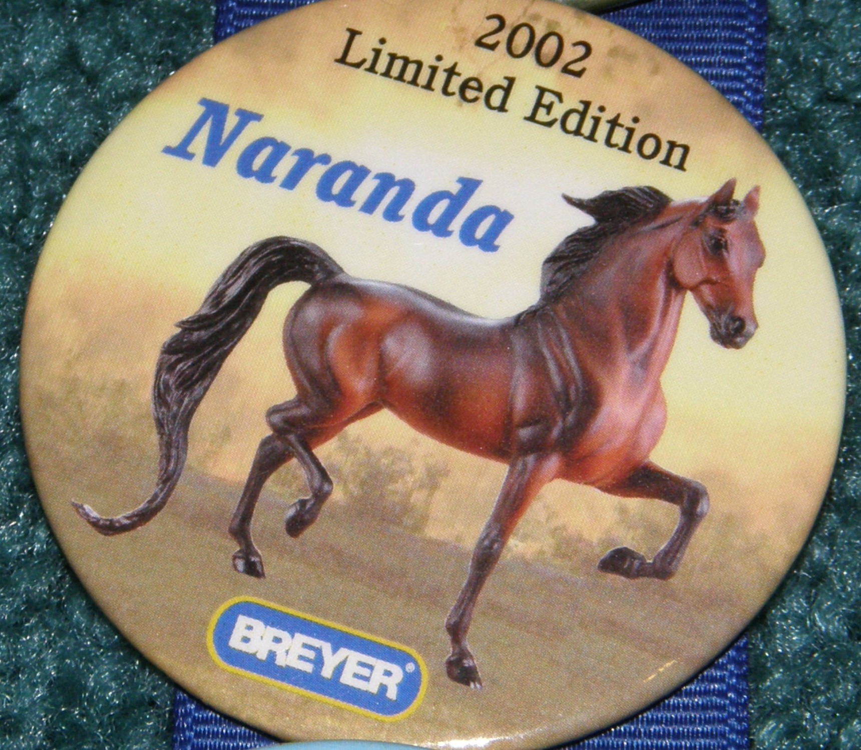 #1165 Naranda NSH National Show Horse Breyer Button Pin