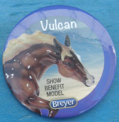 Breyer Horse Vulcan Breyer Button Pin