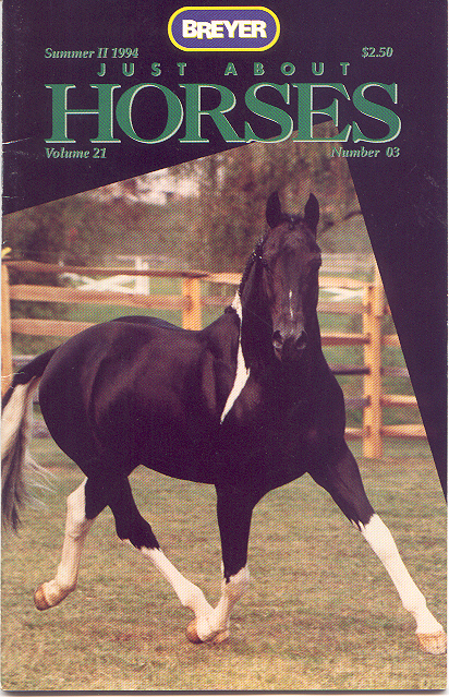 Breyer Just About Horses JAH Summer II 1994 Volume 21 Number 03