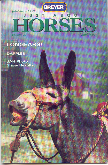 Breyer Just About Horses JAH July/August 1995 Volume 22 Number 04