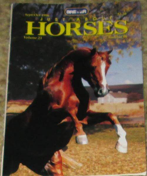 Breyer Just About Horses JAH September/October 1996 Volume 23 Number 05
