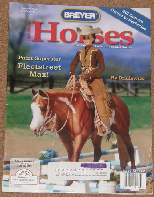 Breyer Just About Horses JAH May/June 2010 Volume 37 Number 3