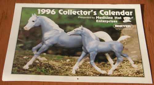 1996 Breyer Collector’s Calendar from Medicine Hat Enterprises 