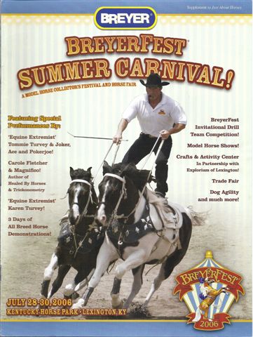 Breyer Just About Horses JAH Supplement July 2006 Summer Carnival Breyerfest 2006