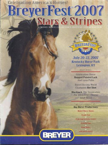 Breyer Just About Horses JAH Supplement July 2007 Stars & Stripes Breyerfest 2007