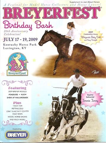 Breyer Just About Horses JAH Supplement July 2009 Birthday Bash Breyerfest 2009