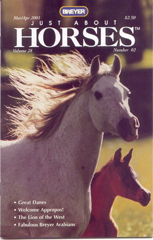 Breyer Just About Horses JAH March/April 2001 Volume 28 Number 2