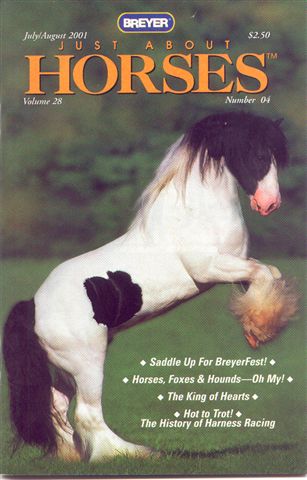 Breyer Just About Horses JAH July/August 2001 Volume 28 Number 4