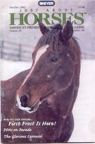 Breyer Just About Horses JAH November/December 2002 Volume 29 Number 6