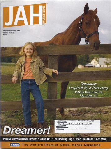 Breyer Just About Horses JAH September/October 2005 Volume 32 Number 5