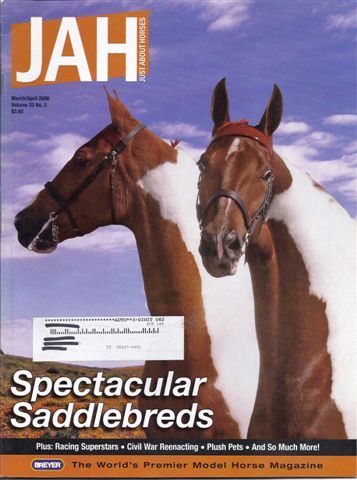 Breyer Just About Horses JAH March/April 2006 Volume 33 Number 2