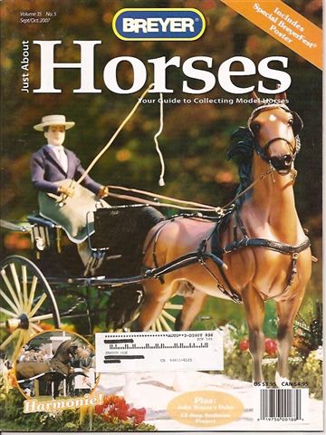 Breyer Just About Horses JAH September/October 2007 Volume 34 Number 5