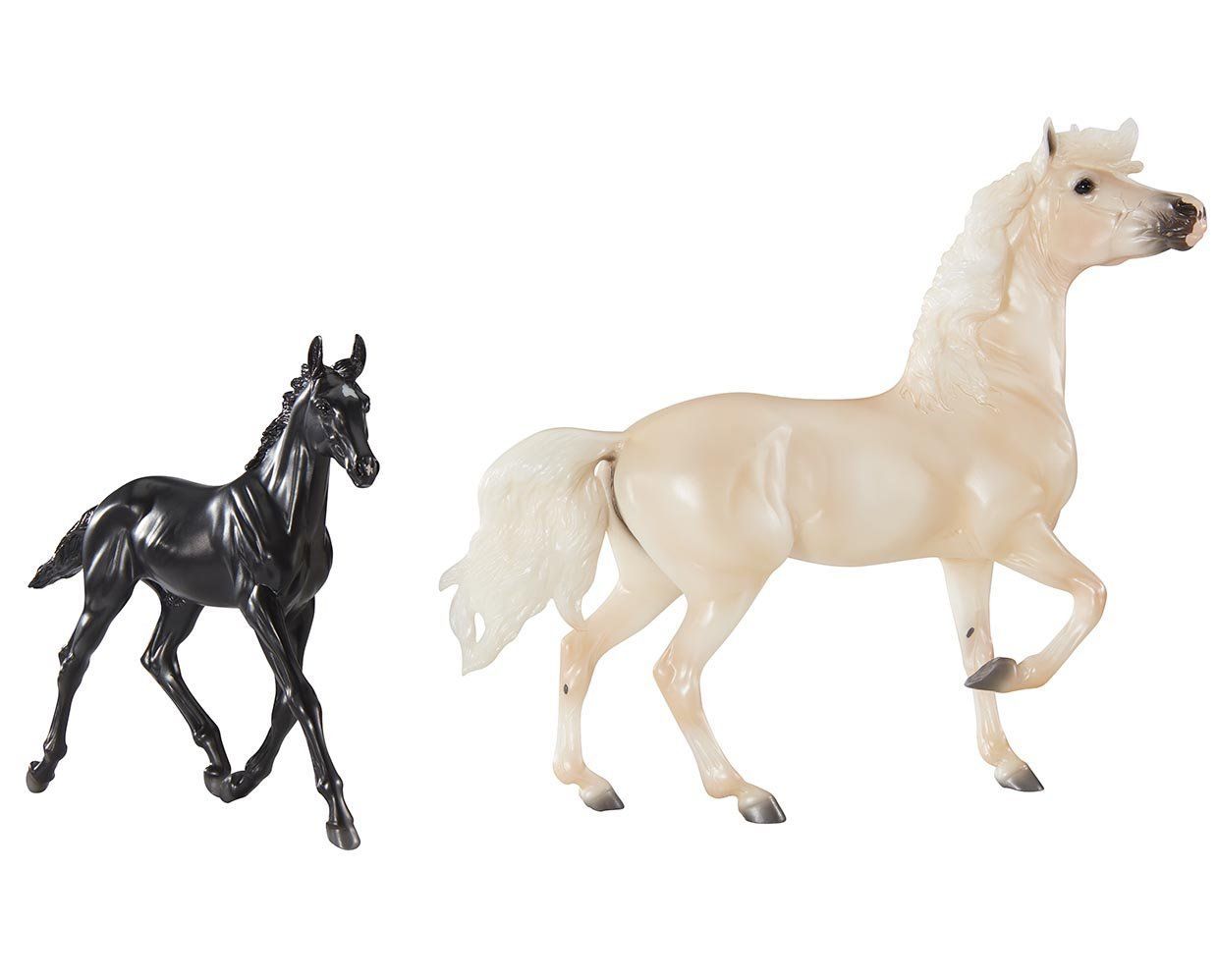 Breyer #1840 Encore & Thor Gift Set Mustang Cloud's Legacy Pale Palomino Mustang Mare Black Gilen Foal