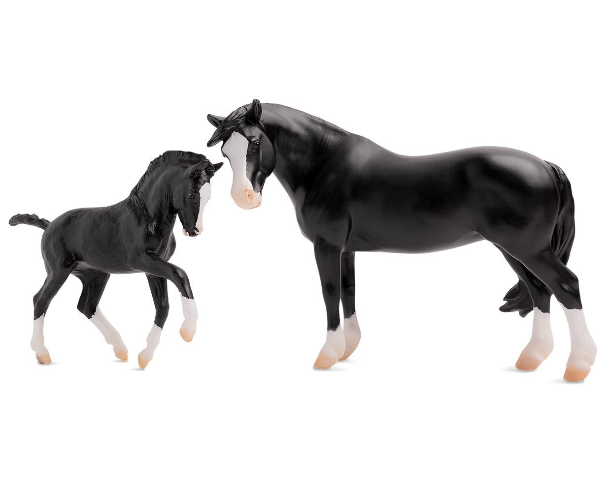 Breyer #1857 Nistar Blazing Kansas LOM & GTF Blazing Ethel Welsh Pony Mare Welsh Foal Black