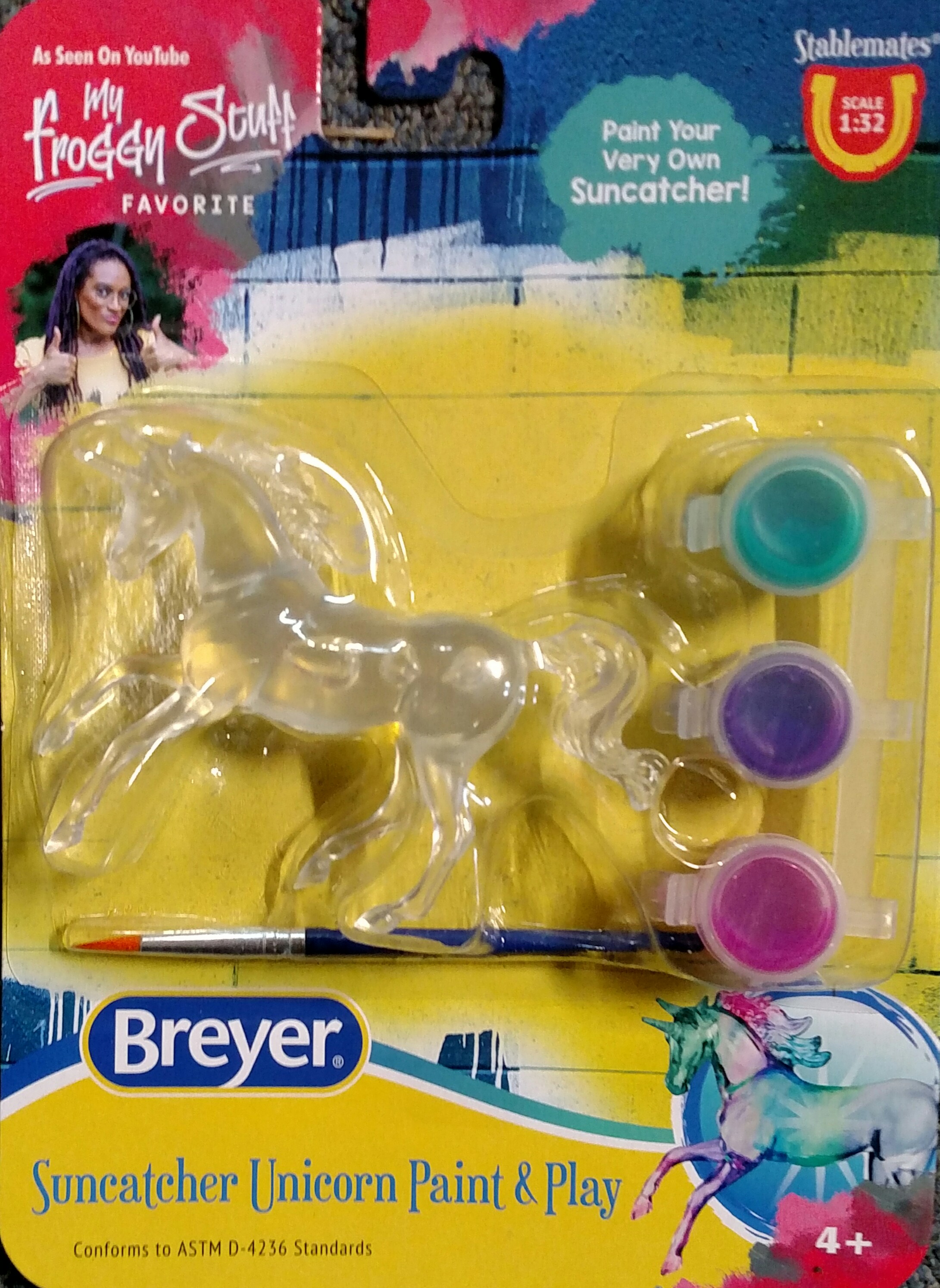 Breyer #4231 Stablemates Suncatcher Unicorn Paint Set Arabian