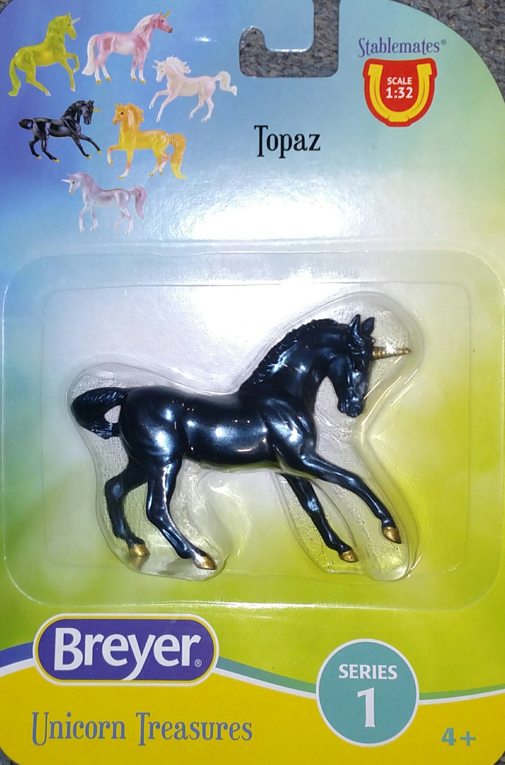 Breyer #6928 Assorted Stablemates Unicorn Topaz Blue Warmblood