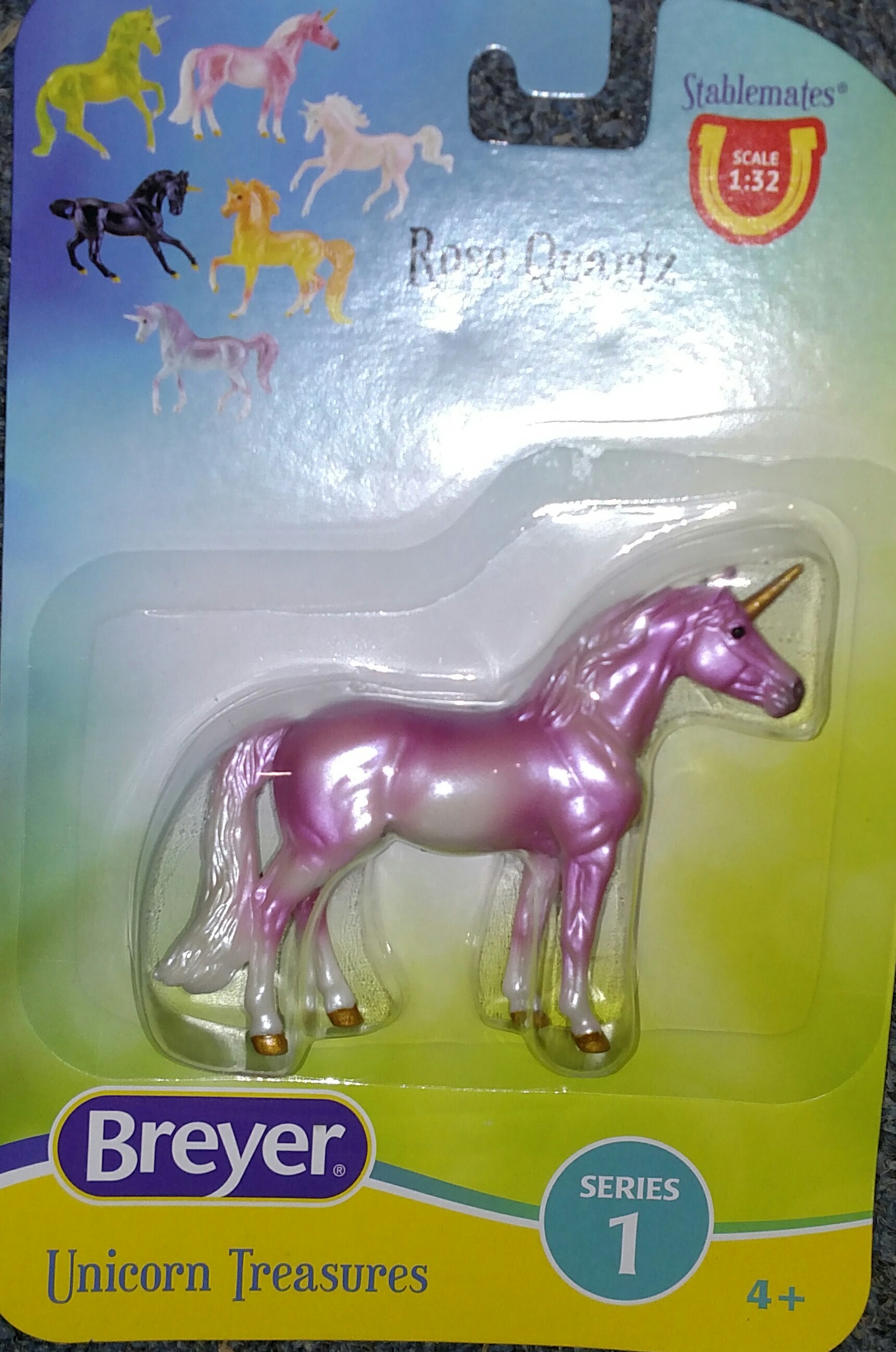 Breyer #6928 Assorted Stablemates Unicorn Rose Quartz Warmblood Stallion