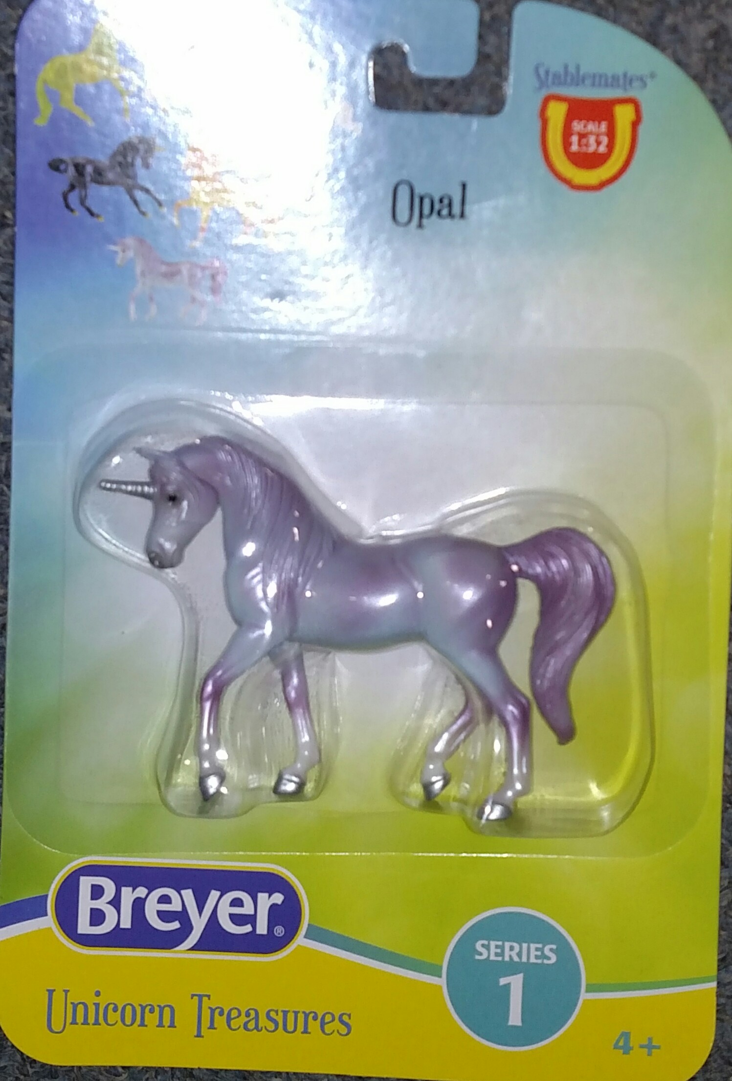 #6928 Assorted Stablemates Unicorn Opal Powder Blue Arabian Walking