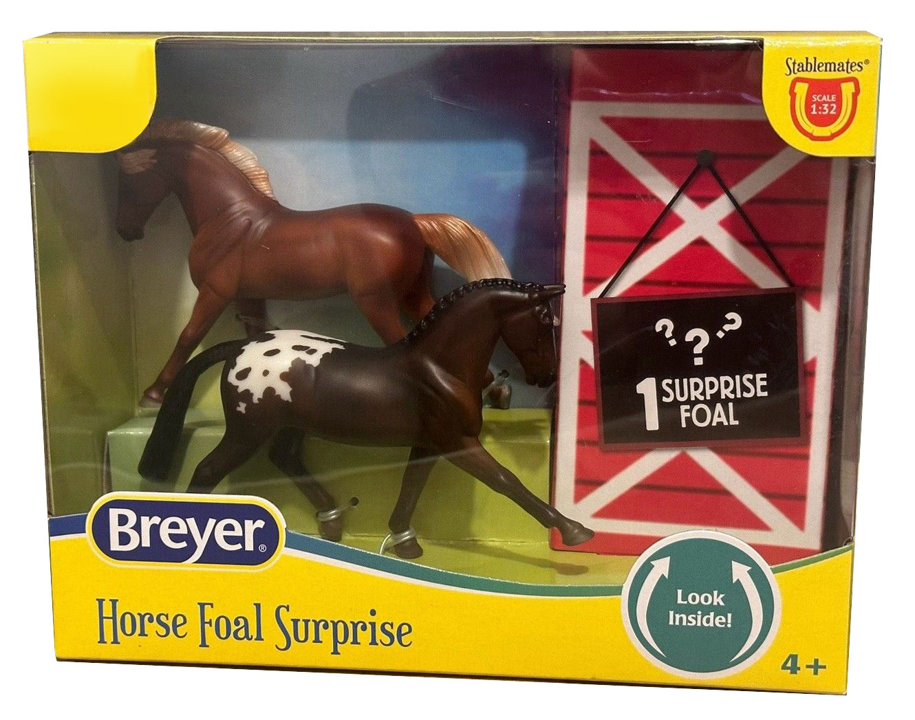 Breyer Horse B-SM-10621/10624 Graceful Grove Stablemate Mystery Horse Foal Surprise Family Sorrel Chestnut Cantering Warmblood Dark Bay Blanket Appaloosa Hanoverian Chestnut Appaloosa Cantering Foal