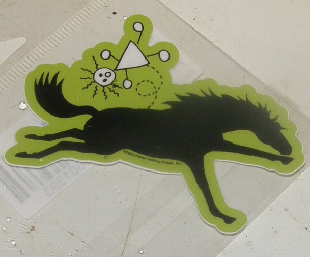 Horse Sticker Good Buck Bucking Horse Decal