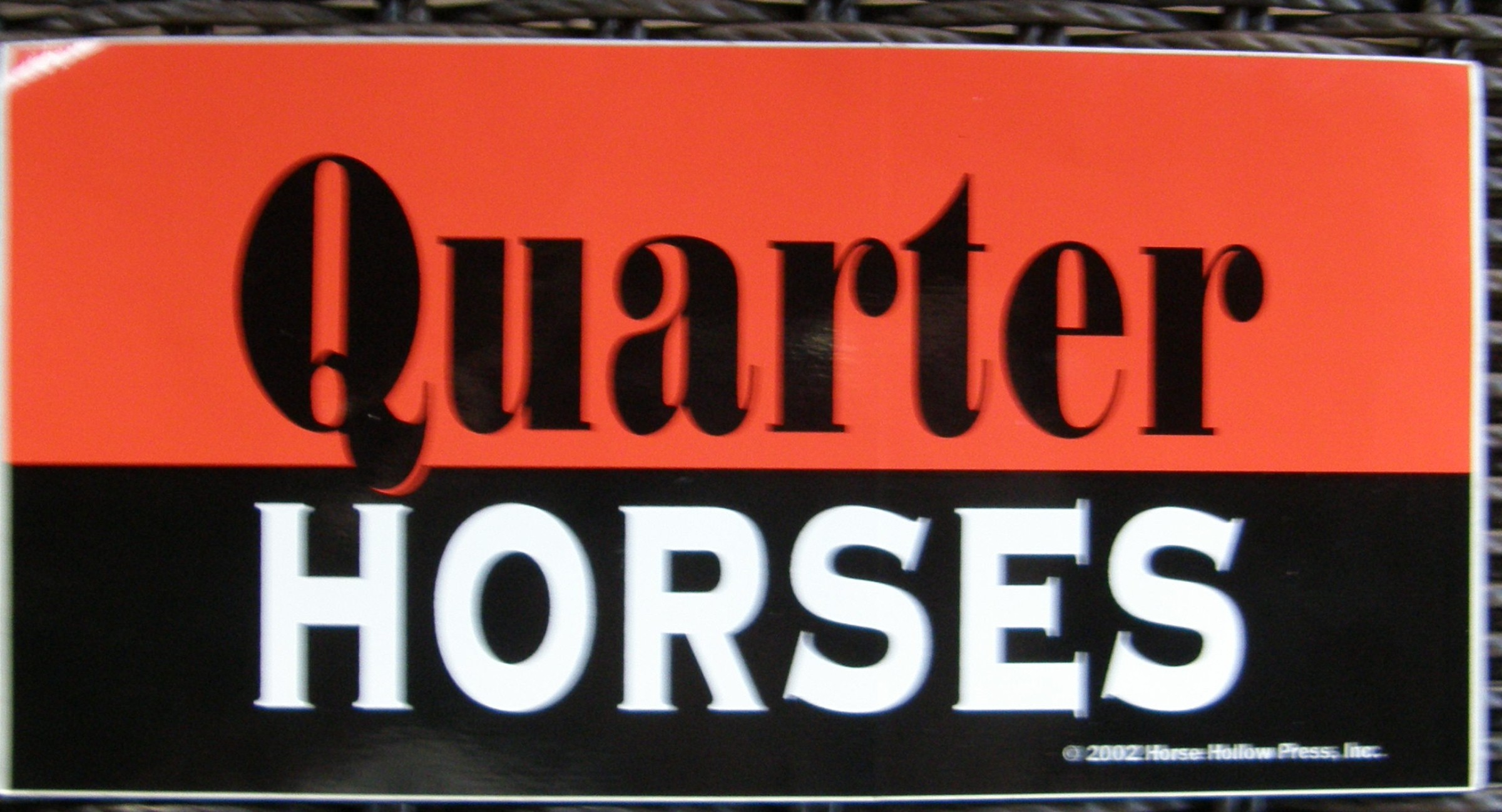 Quarter Horses Bumper Sticker