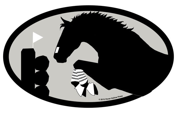Eventer Horse Eventing Horse Decal Euro Oval Window Sticker