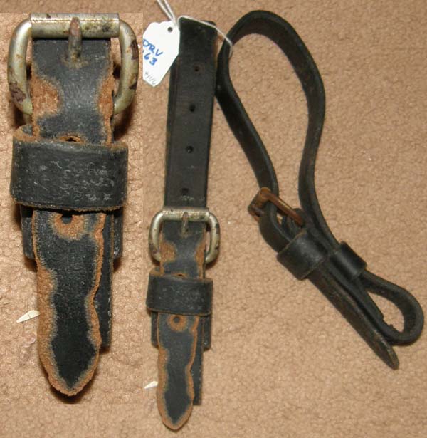 Horse Harness Replacement Parts Black Leather Hold Back Straps Tugs