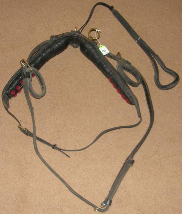 Leather Harness Horse Driving Harness Surcingle Saddle Girth Shaft Carriers/Tie Downs Crupper Mule/Lg Pony Harness Surcingle