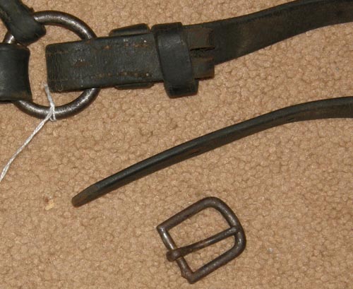 Leather Driving Harness Britching Hip Straps Hold Back Straps Leather Breeching Mule/Lg Pony Harness Parts