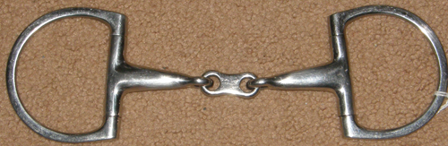 Carlyle 5 1/2" French Link Hunter Dee Ring Snaffle French Link Hunter D Ring Snaffle Bit Flat Ring Hunter D Bit