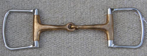 5" Copper Mouth Dee D Ring Snaffle Bit