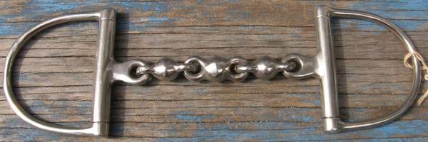 5 1/2” Ball Link Waterford Hunter Dee Ring Snaffle Bit Hunter D Ring Snaffle Bit