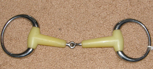 5 1/2” Happy Mouth Jointed Eggbutt Snaffle Bit