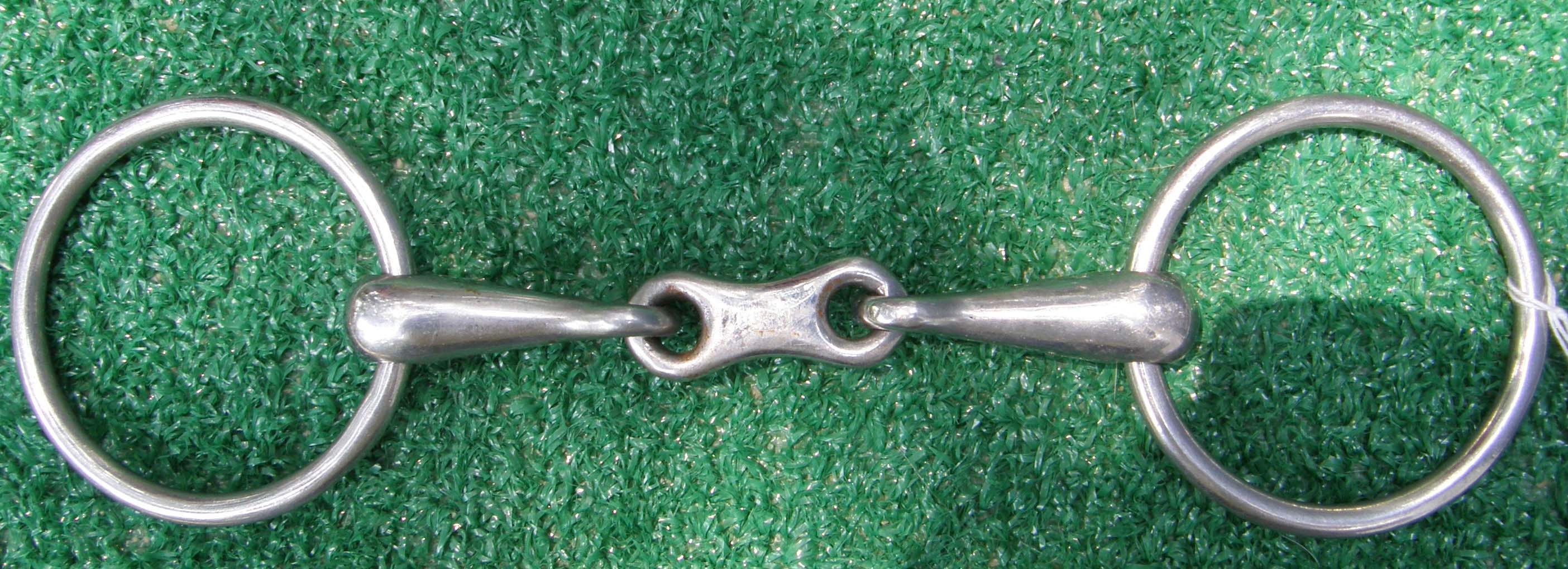 4 ½” French Link Loose Ring Snaffle Bit