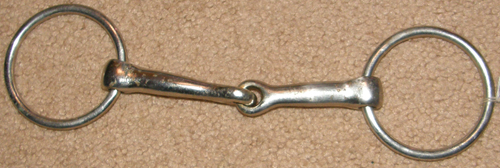 4 3/4” Loose Ring Snaffle Jointed Snaffle Bit