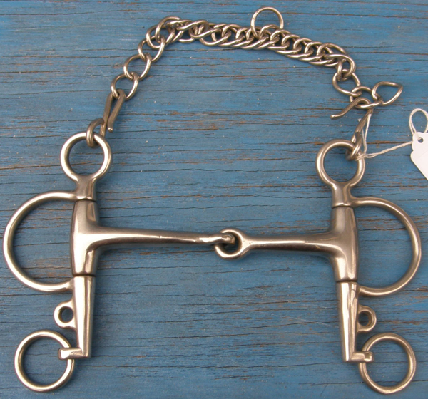 Stainless Steel Mullen Mouth Tom Thumb Pelham Bit