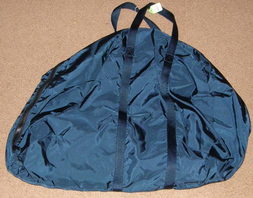 Navy Blue Nylon English Saddle Carrying Case, English Saddle Bag Storage Bag