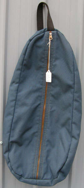Cordura Nylon Quilted Halter Bag Padded Bridle Bag Navy Blue