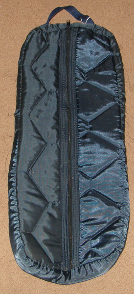 Quilted Nylon Halter Bag Bridle Bag Navy Blue