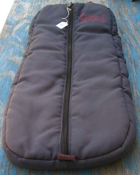 Tough 1 Padded Nylon Halter Bag Bridle Bag Gear Bag Navy Blue
