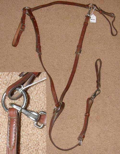 Tory Leather Hunt Breastplate English Breastplate Adjustable Hunting Breastplate English Breastcollar