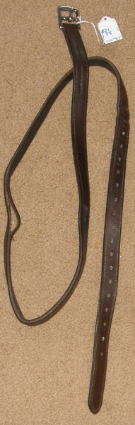 English Stirrup Leathers 7/8” x 56" Single Stirrup Leather Dark Brown