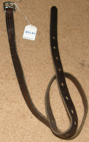 English Stirrup Leathers Leadline Childs English Leathers Single Stirrup Leather Brown 5/8” x 44”