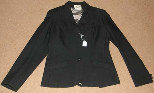 Reed Hill English Jacket Hunt Coat English Riding Jacket Dressage Coat Ladies 14 Black