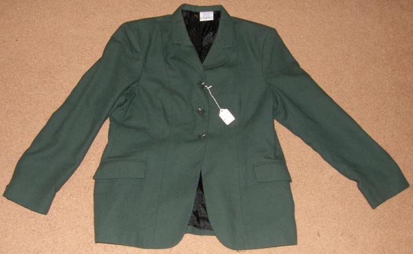 USPC Devon Aire Concour Elite Ladies English Jacket Hunt Coat English Riding Coat Ladies 18 Hunter Green