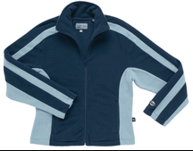 Harry Hall Fleece Zip Front Jacket Polar Fleece Jacket Childs M Navy/Blue Burgundy/Pink