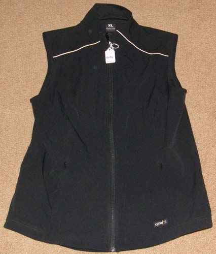 Kerrits Dynamic Extreme Vest Zip Front Stretch Riding Vest Ladies XL Black