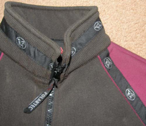 Devon Aire Polartech Fleece Lined Vest Riding Outerwear Childs M Burgundy/Black